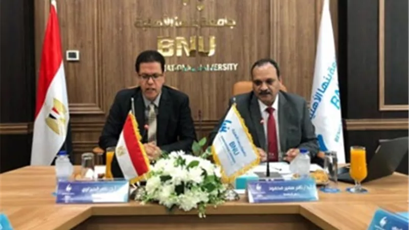 رئيس جامعة بنها الأهلية يشيد بمبادرة رئيس الجمهورية للتنمية البشرية