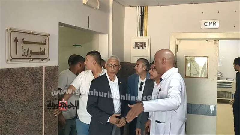 محافظ شمال سيناء يتفقد مستشفى نخل المركزي