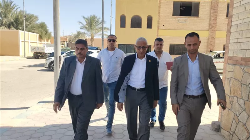 محافظ شمال سيناء يتفقد قريه الريد بنخل