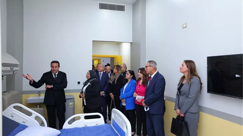 البنك الأهلي المصري يفتتح مشروعات تطوير بمستشفى الحميات بالعباسية...
