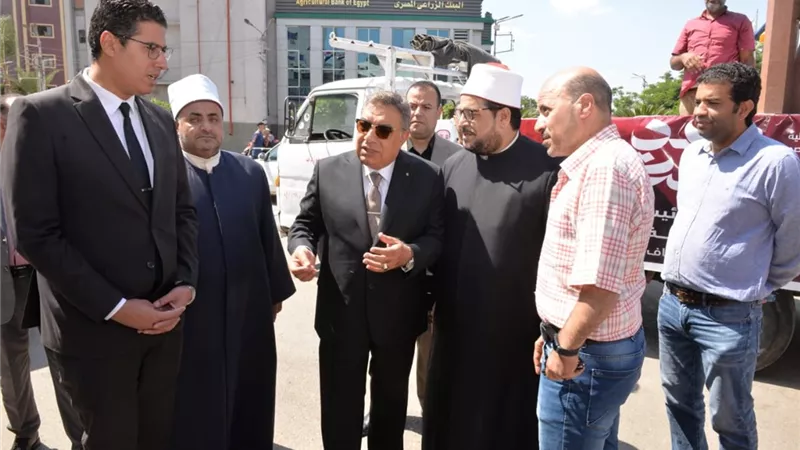 محافظ الدقهلية يشهد استلام دفعة جديده من المواد الغذائية