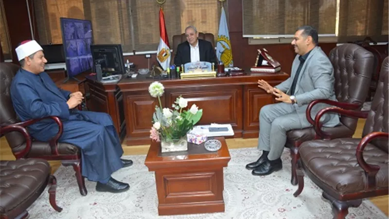 محافظ الغربية يستقبل وكيل وزارة الأوقاف الجديد
