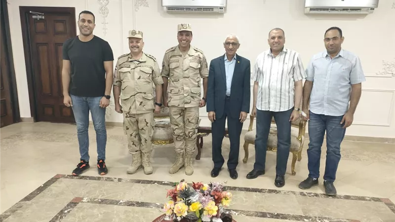محافظ شمال سيناء يستقبل أعضاء لجنة التجنيد