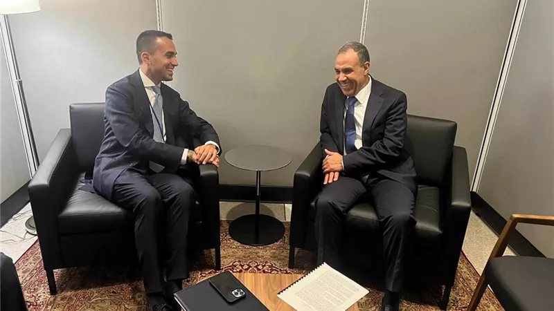 وزير الخارجية يلتقي في نيويورك مع المبعوث الأوروبي لدول الخليج