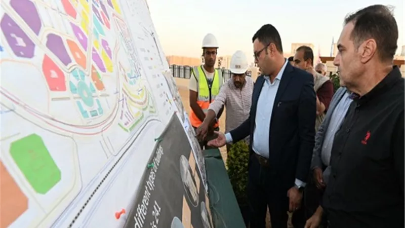 وزير الإسكان يختتم جولته بالعاصمة الإدارية بتفقد جاردن سيتي