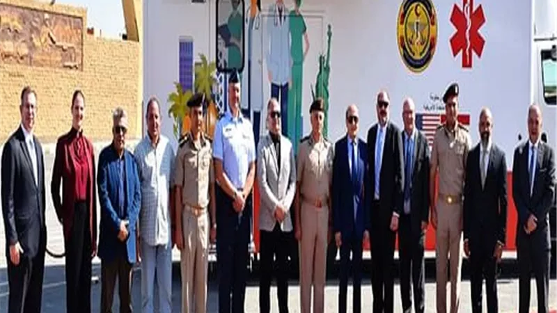 إدارة الخدمات الطبية للقوات المسلحة تتسلم ( 7 ) وحدات طبية متنقلة