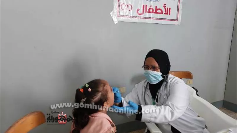 علاج ١٣٨٣ مواطنا بالمجان في قافلة طبية بدمياط