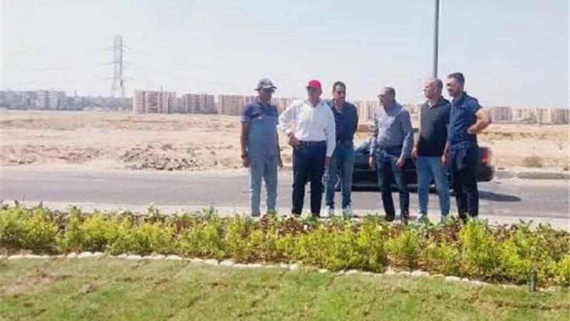 نبأ سار من رئيس جهاز بدر بشأن تجميل المدخل الرئيسى للمدينة.. صور