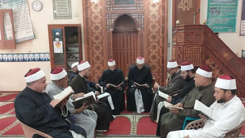 انطلاق قافلة دعوية من مسجد تل منصور بالحامول