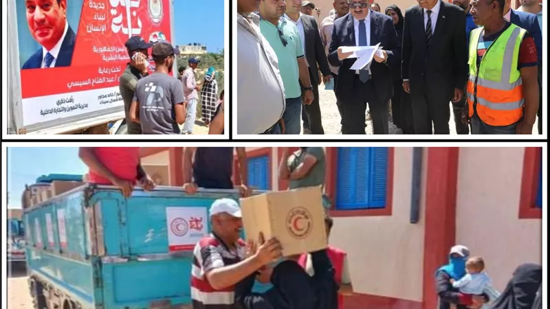 مواد غذائية ومجمدات لأهل الشيخ زويد بأسعار مخفضة