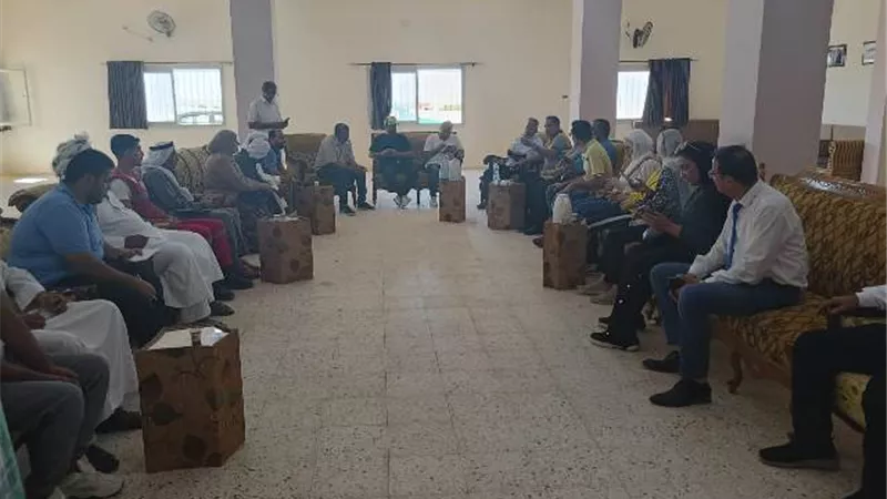 نائب محافظ شمال سيناء يتفقد نادي الهجن الرياضي بالعريش