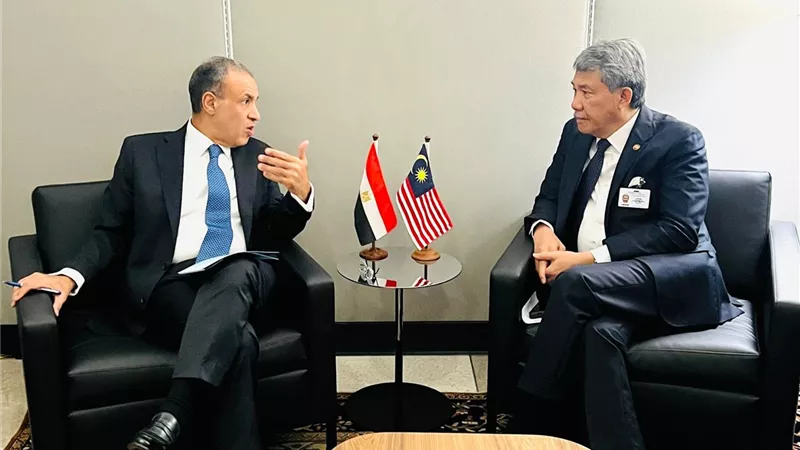 وزير الخارجية والهجرة يلتقي بنظيره الماليزي