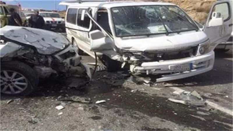 إصابة 3 فى تصادم سيارة ميكروباص وأخري ملاكي فى الفيوم
