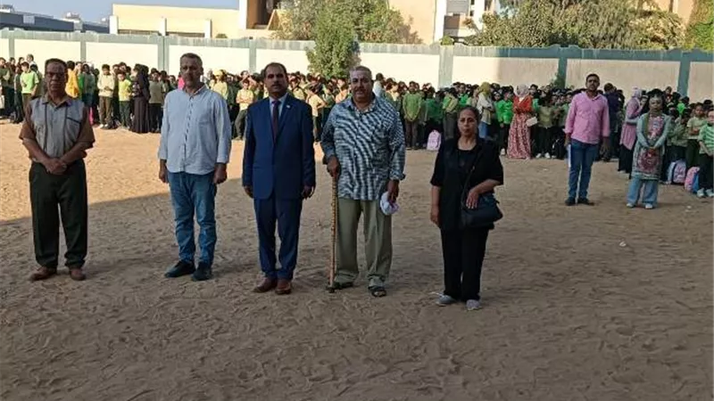 انتظام العملية التعليمية بالمدارس التجريبية بالخانكة