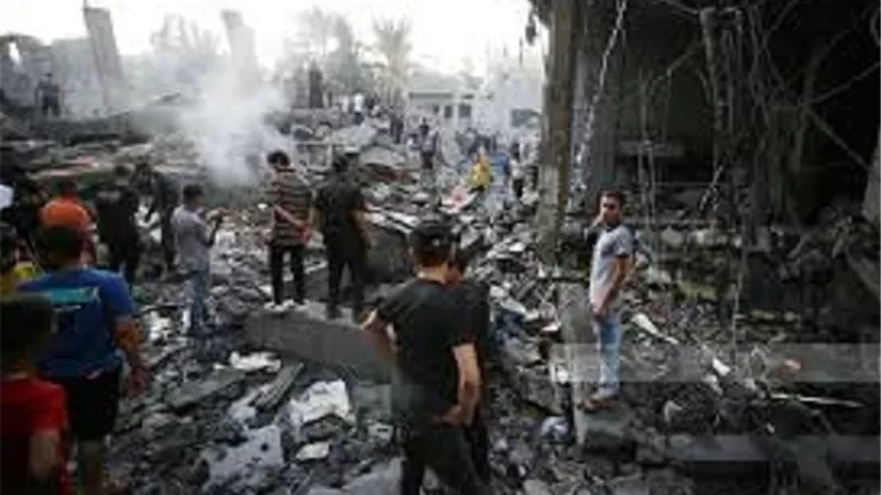 سقوط 9 شهداء و 41 مصابا فى غارات إسرائيلية على غزة