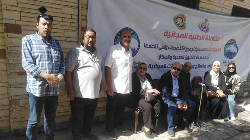 قافله طبيه بنادى الشال و المنشيه بالمنصوره