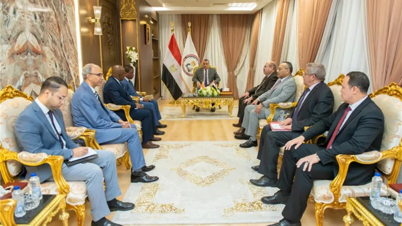 وزير الإنتاج الحربي يبحث مع سفير كوت ديفوار أوجه التعاون المشترك
