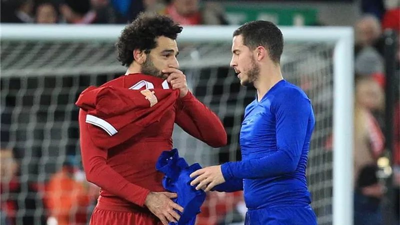 أفضل مني.. إيدين هازارد معلقًا على نجاحات محمد صلاح مع ليفربول
