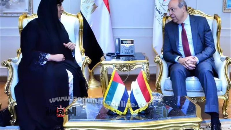 وزير الطيران يبحث مع سفيرة الإمارات تعزيز أوجه التعاون المشترك