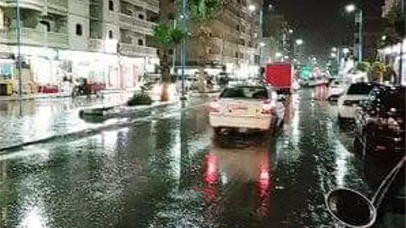 امطار مفاجئة علي بعض مدن مطروح