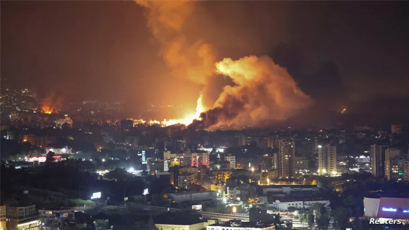عاجل .. حزب الله ينفى ادعاءات إسرائيل بوجود مخازن أسلحة بالضاحية الجنوبية ببيروت