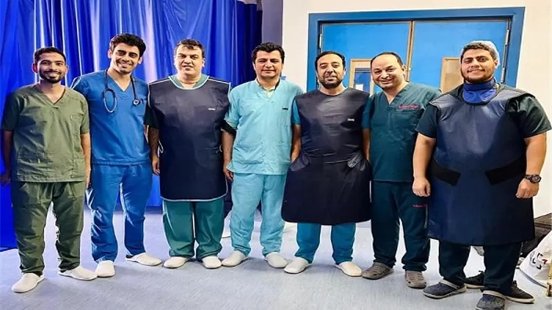 زراعة جهاز منظم ثلاثي داخلى بالقلب لمريض بمستشفي المنصورة