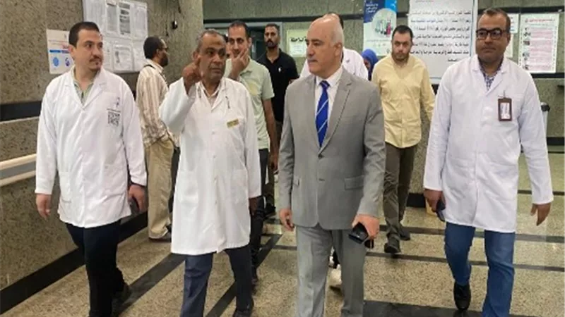 الشلقاني يتفقد المنشآت الصحية والمراكز الطبية بكفر شكر