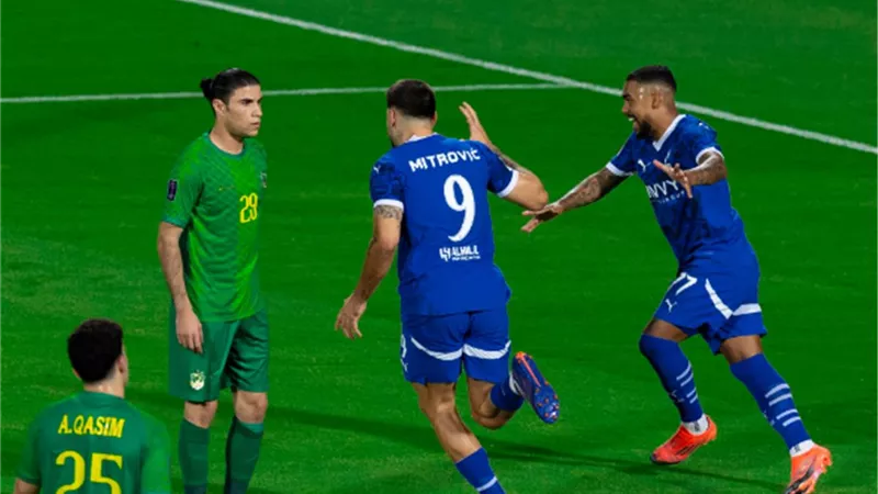 شاهد.. الهلال يقسو على الشرطة بخماسية فى دورى أبطال آسيا