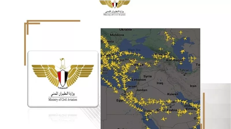 وزير الطيران يشيد بأداء العاملين بالقطاع ويثنى على دور ضباط المراقبة الجوية لإدارة المجال الجوي المصري بكفاءة وإحترافية