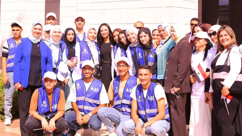 وزيرة التضامن تستقبل وفداً من طلاب الجامعات ذوي الإعاقة
