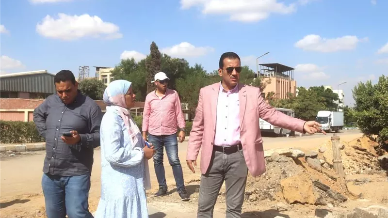 تطوير البنية التحتية في المنطقة الصناعية الثالثة بالعاشر من رمضان