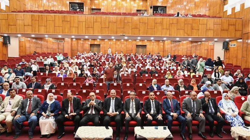 جامعة الفيوم تكرم 102 متفوق من أبناء أعضاء هيئة التدريس