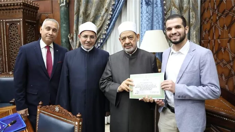 الطيب يكرم طلاب «طب أسنان الأزهر» بمسابقة كلية الجراحين الملكية