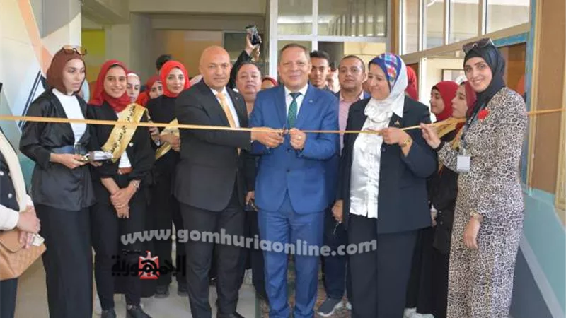 رئيس جامعة دمياط يشهد حفل إستقبال الطلاب الجدد بالتربية النوعية