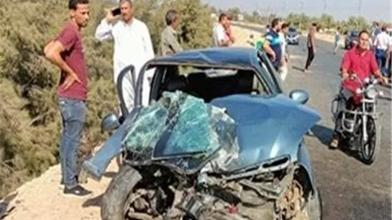 وفاة وإصابة 5 أشخاص في حادث علي طريق القاهرة الاسكندرية الزراعي
