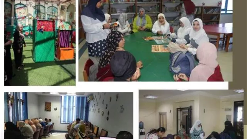 تنظيم 12 ورشة عمل بمكتبة مصر العامة بالزقازيق