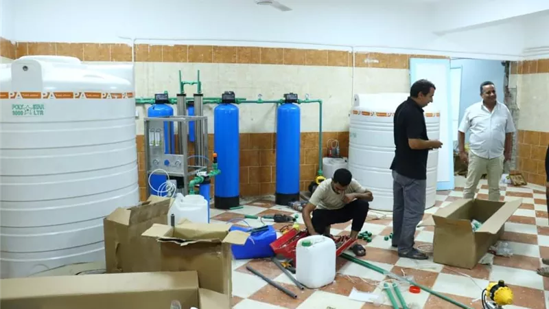 الزملوط: دعم مستشفى باريس المركزي الجديد بمحطة معالجة مياه