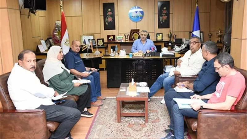 تقييم مستمر لحالة محطات المياه بدمياط