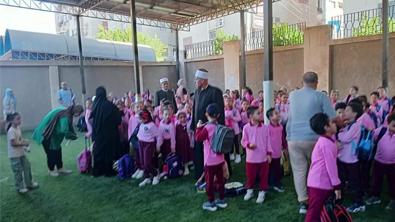 رئيس منطقة القليوبية الأزهرية يتفد معهد بنها النموذجي