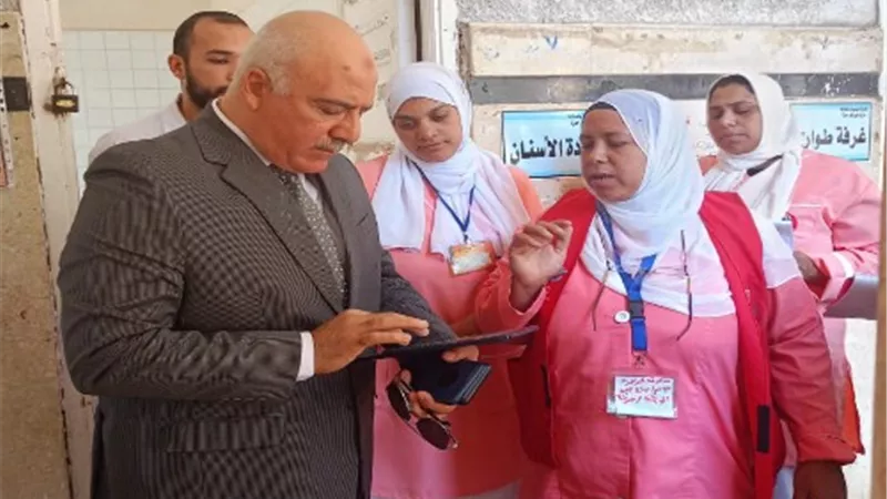 الشلقاني يتفقد مستشفى الجزام والمنشآت الصحية بالخانكة