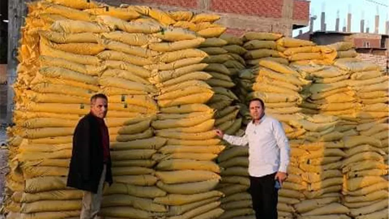ضبط7طن أسمدة مجهولة المصدر خلال حملات تفتيشية بفاقوس