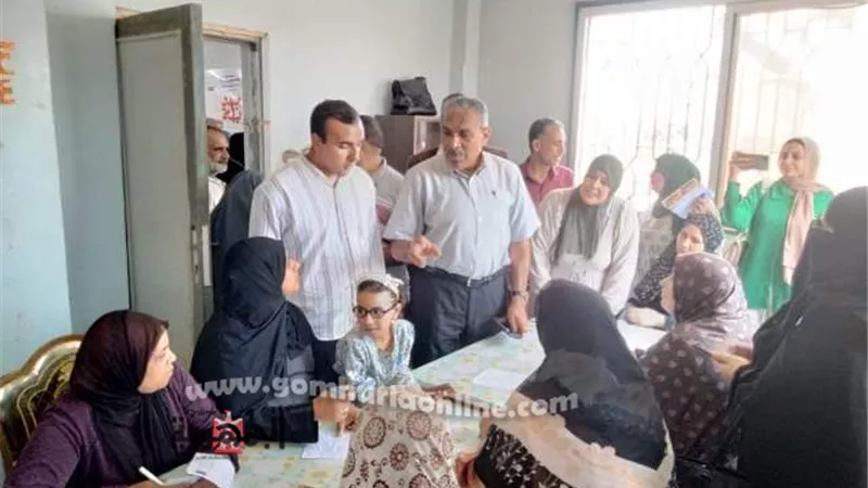 ندوات توعوية وقوافل صحية وبيطرية بقرى دمياط