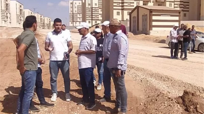 قيادات جهاز حدائق العاصمة تتفقد أهم المشروعات السكنية والخدمية..