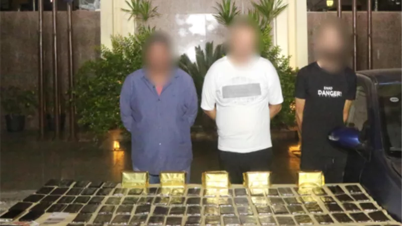 القبض على 5 مجرمين بـ35 كيلو حشيش في القاهرة والإسكندرية
