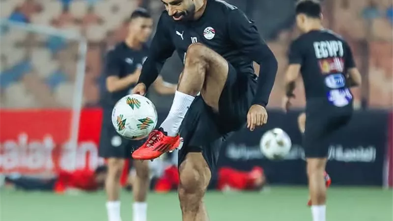 محمد صلاح وأجواء رائعة في تدريبات منتخب مصر .. شاهد