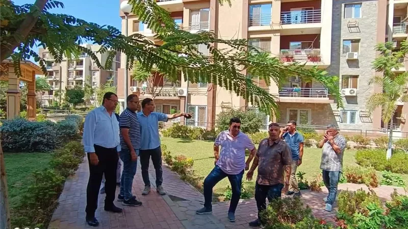 رئيس جهاز العبور يتفقد اعمال الصيانة والتطوير بالمدينة