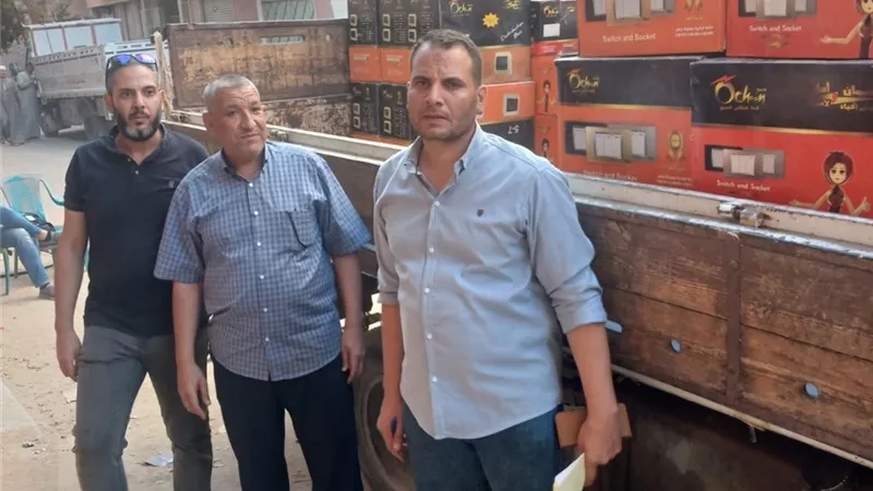 محافظ أسيوط: ضبط مخزن ومحل أدوات كهربائية بديروط بدون ترخيص