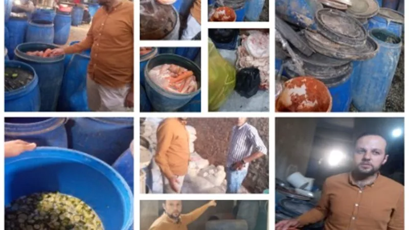 ضبط ٣ طن ملح مغشوش و٥٢٤ كيس برجر ومخلل غير صالح بالقليوبية