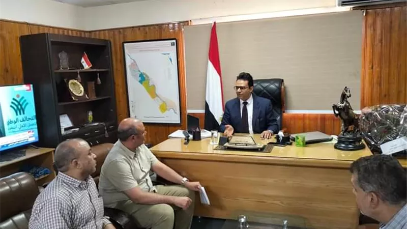 وكيل صحة سوهاج يستقبل مدير مستشفى الصحة النفسية لتهنئته بالمنصب
