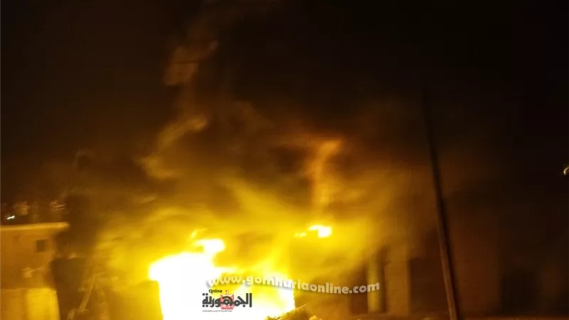 لا خسائر في الأرواح.. حريق في مصنع تنر بكفر داود بالمنوفية